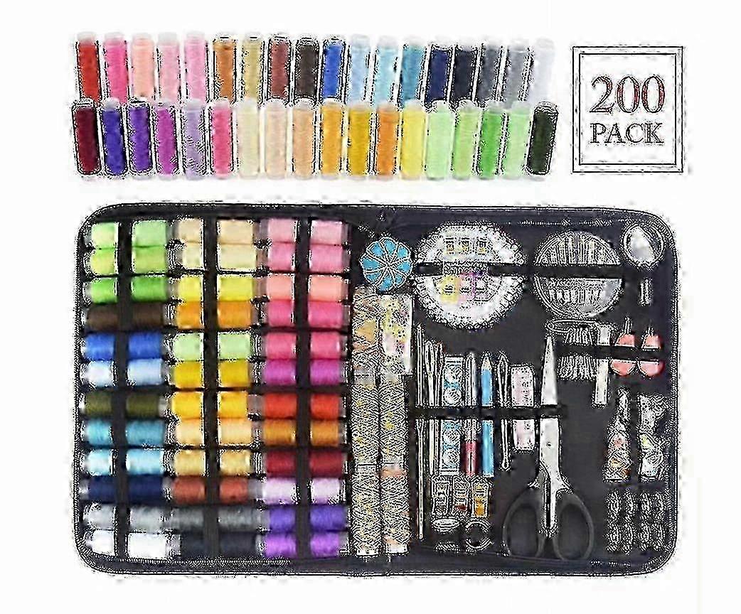 Sewing Kit, Sewing Box, Sewing Set, Rectangular Sewing Set, 200 Piece Set