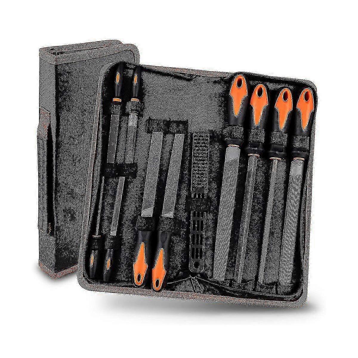 File Set - 11 Pieces - Professional File Set For Wood Metal Plastic - Files In All Shapes -workshop Files & Needle Files