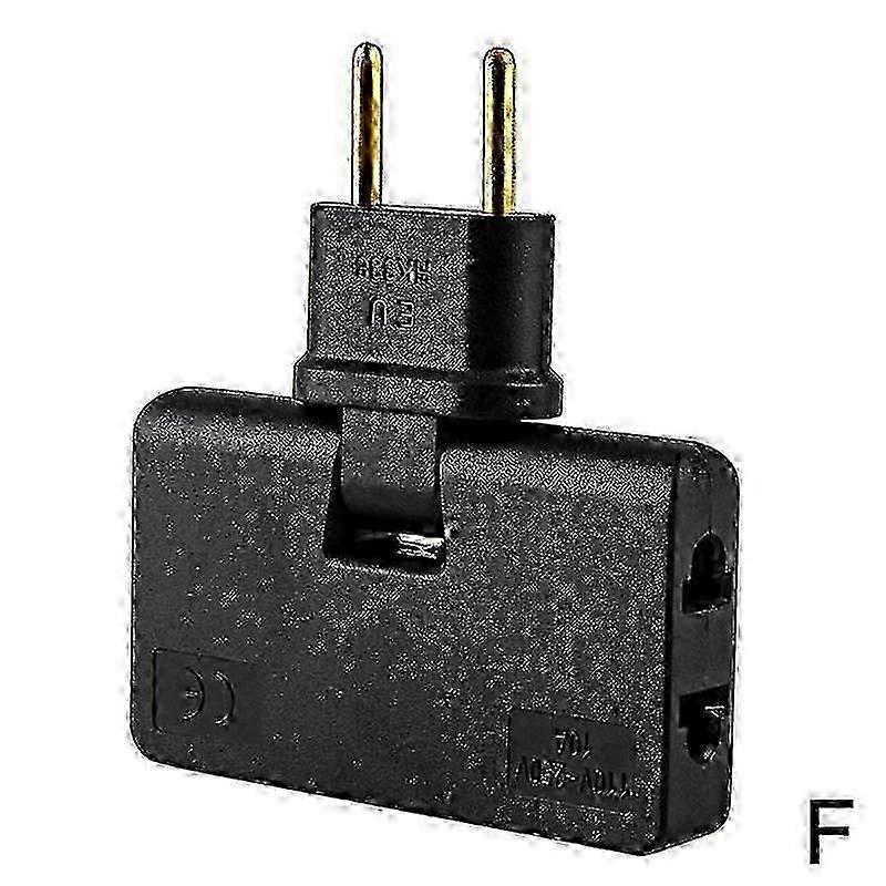 סיבוב תקע האיחוד האירופי ממיר אחד בשלושה 180 מעלות הארכת תקע רב תקע מיני דק אלחוטי שקע מתאם אור נוח