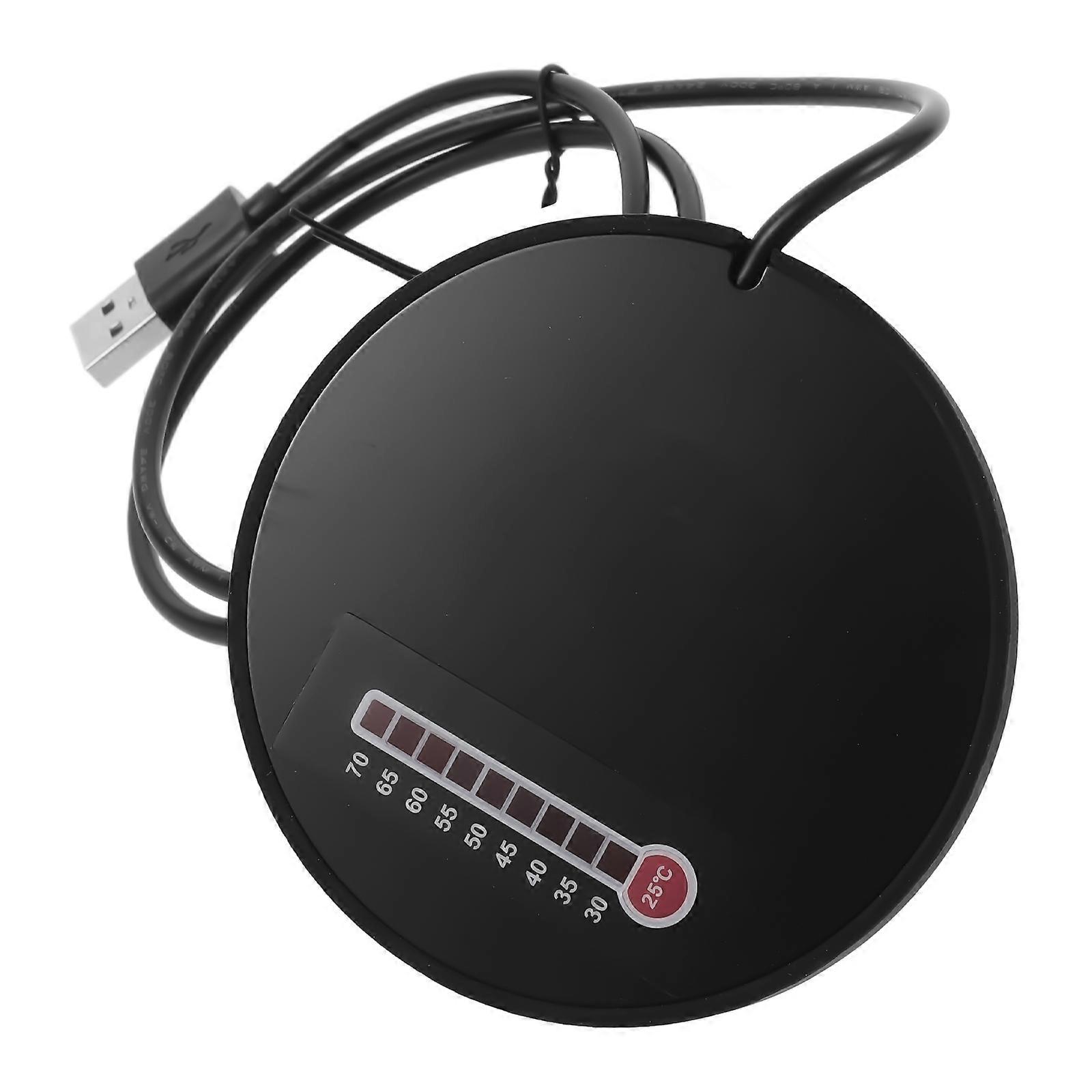 Rubber Mug Warmer with Temperature Display for Coffee