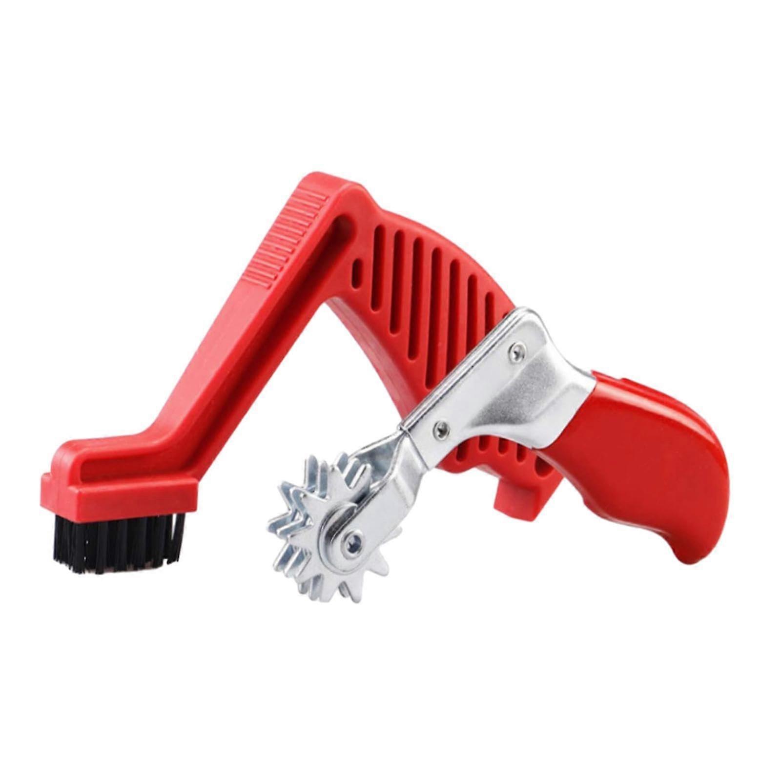 2 Pack Polishing Pad Cleaning Spur Tool for Buffing Pads, Easy Use Red Cleaning Brush