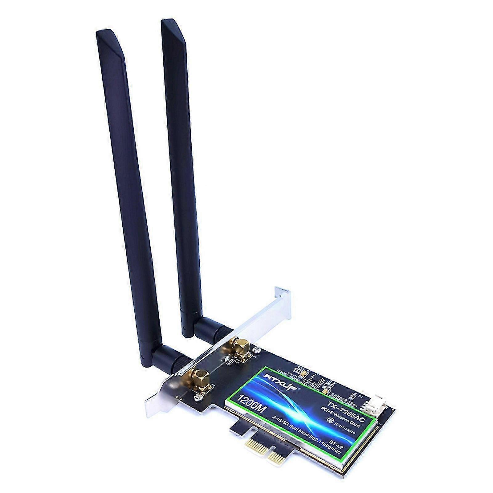 Desktop AC-7265 7265AC 802.11AC Dual Band 867Mbps BT 4.2 PCIe WIFI Card Wifi for Intel 7265NGW for Linux/Win7/Win8/Win10