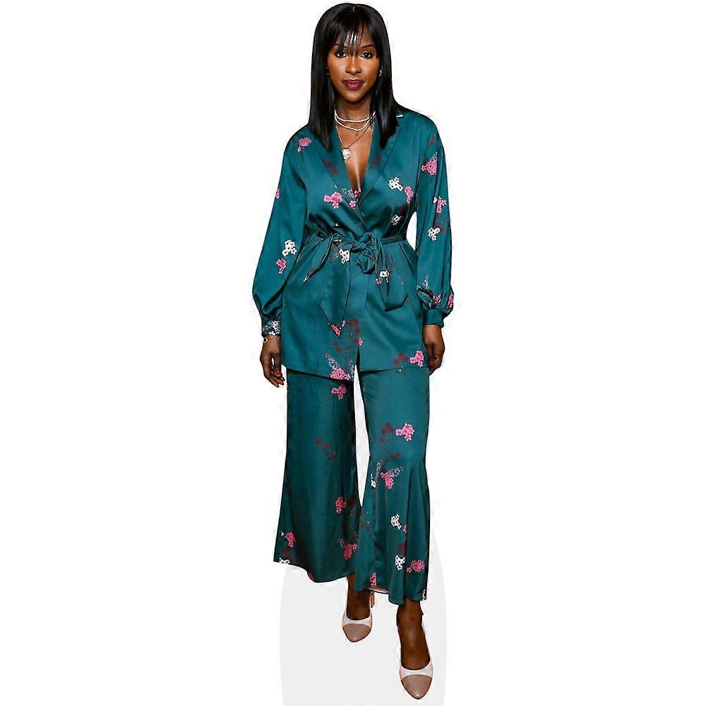 Sarah Mulindwa (Teal) Cardboard Cutout (lifesize OR mini size). Standee. Stand Up.