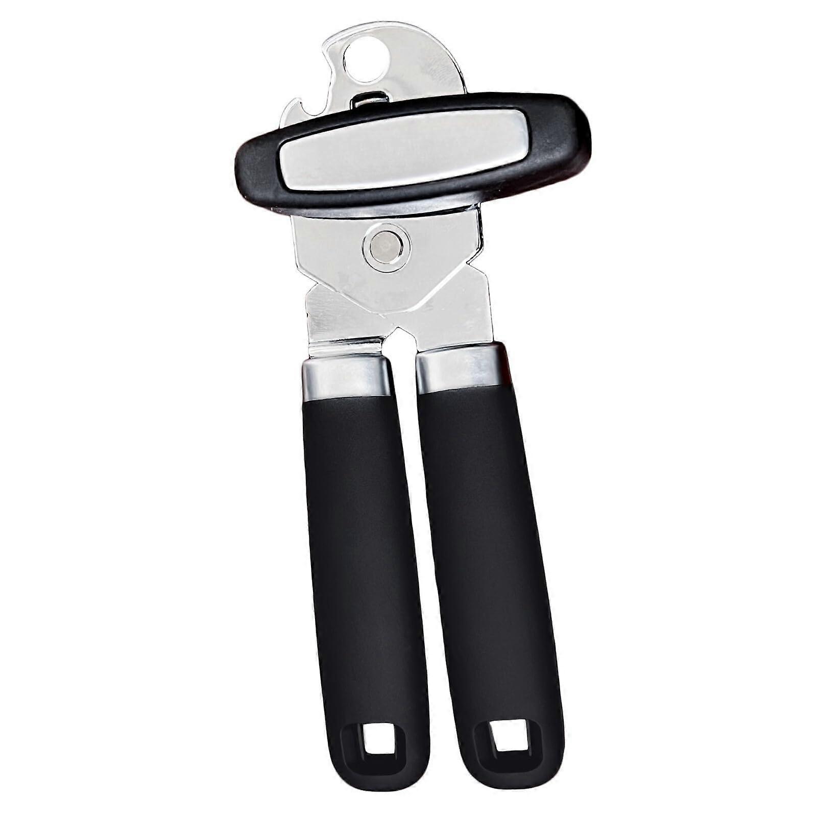 Heavy Duty Manual Can Opener with Sharp RustResistant Blades and Smooth Lid Removal