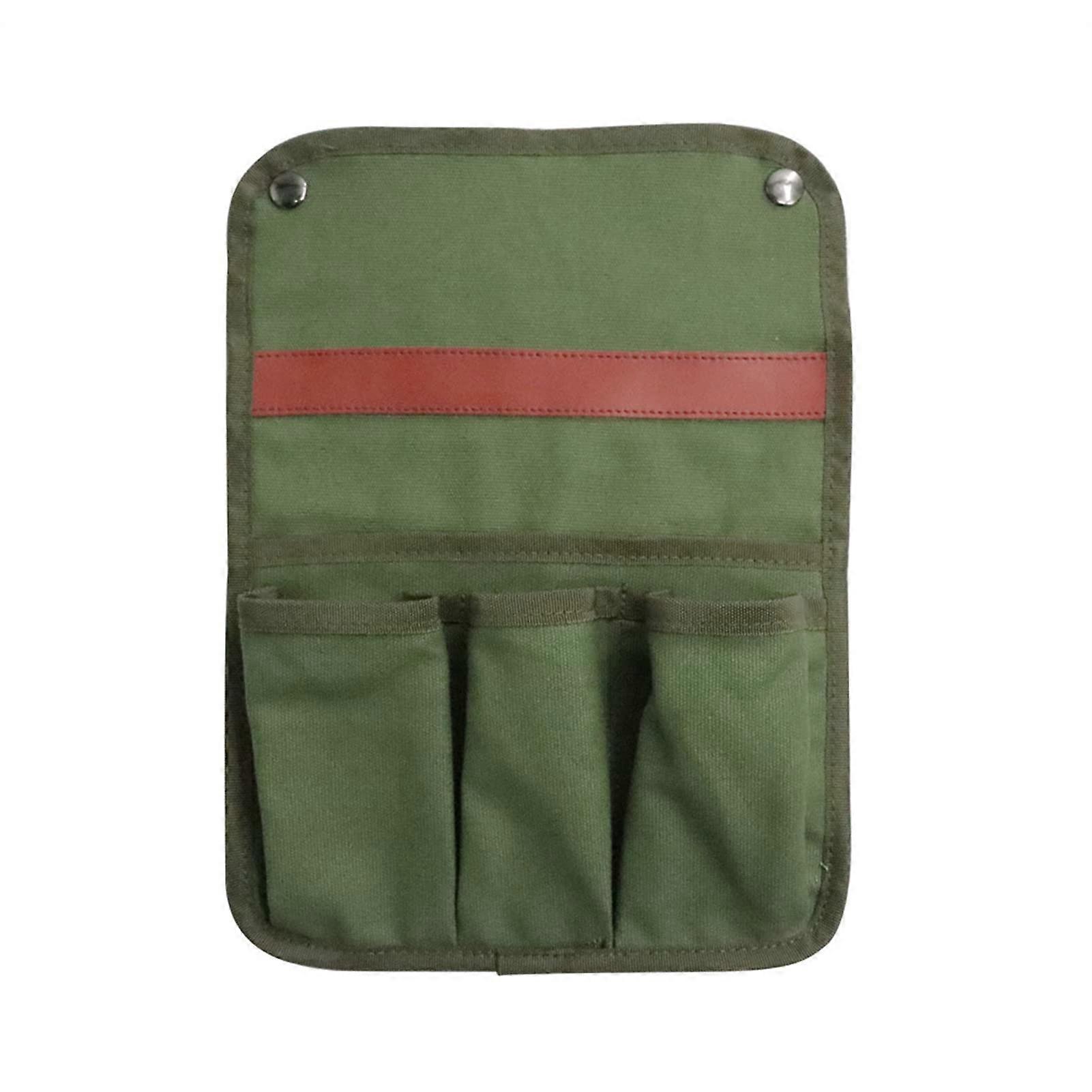 Multifunctional Storage Bag Chair Side Bag Armrest Organizer Easy Access Large Capacity Army Green FadeResistant