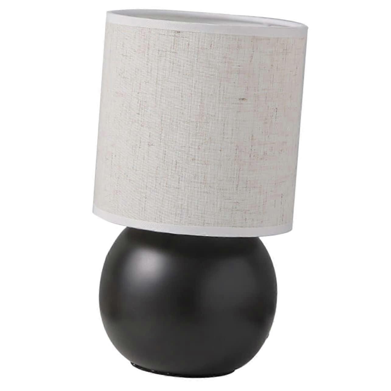 Ceramic Bedside Table Lamp with Soft Ambient Lighting for Bedroom Nightstand or Office