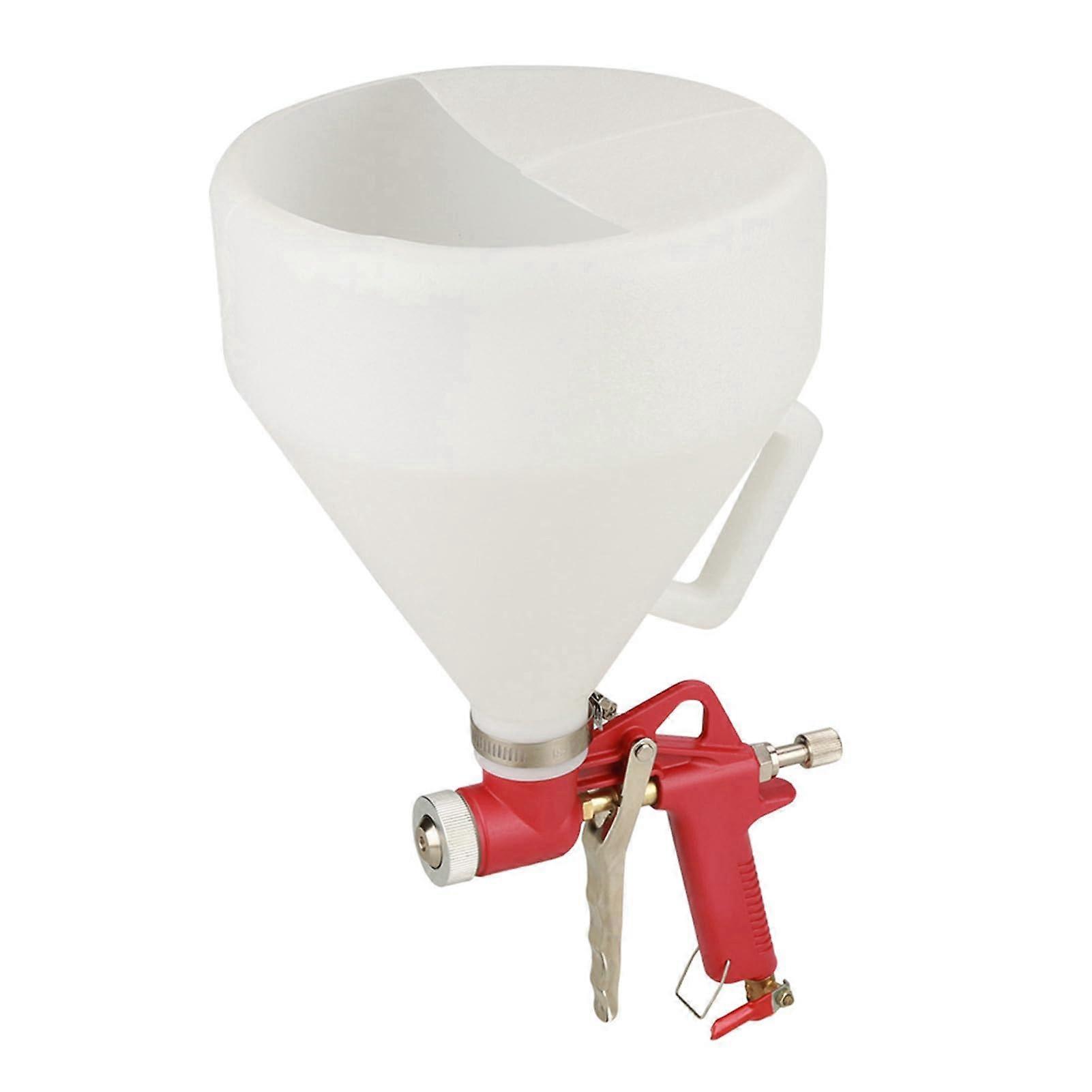 Texture Spray Gun with Plastic Cup, Durable Aluminum Build, Easy Pull Trigger for Drywall, Stucco