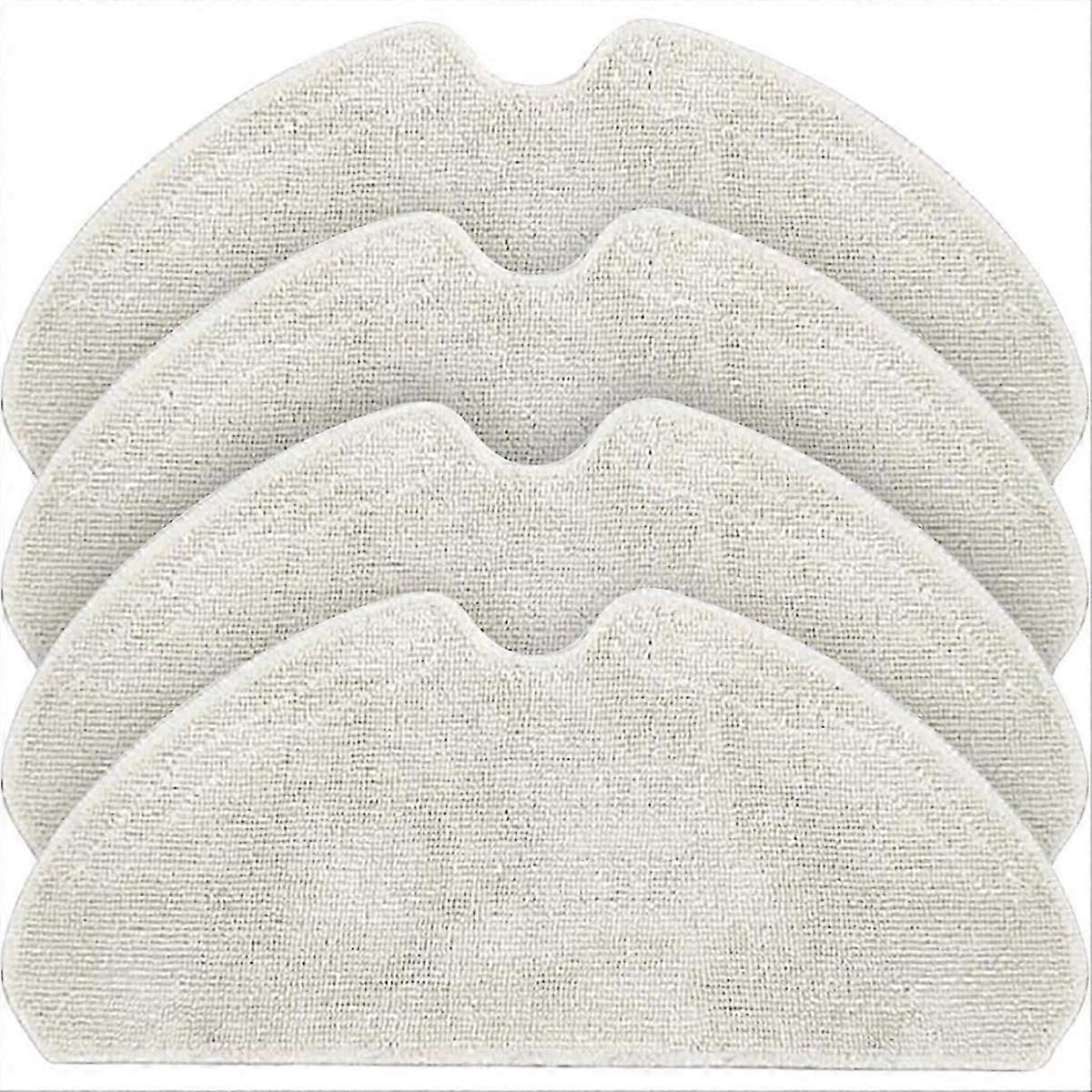 4 Pack Replacement Mop Pads for D10S, D10S PRO, D9 Max, F9 PRO