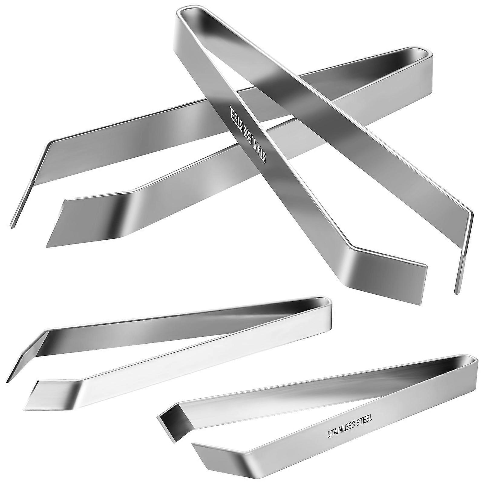 Fish Bone Tweezers Stainless Steel for Kitchen Use 2Sets Cooking Tools