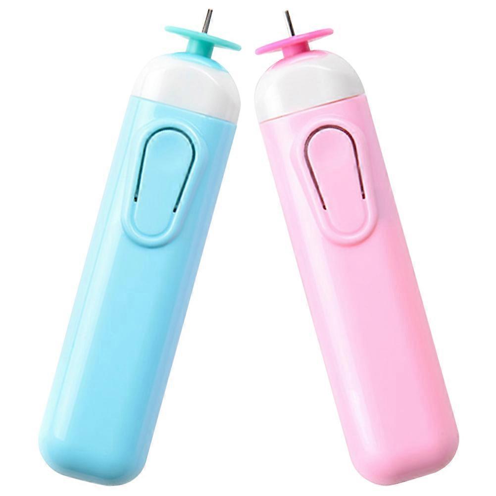 Electric Quilling Tool Slotted for Precise Paper Curling 2Pcs Assorted Color