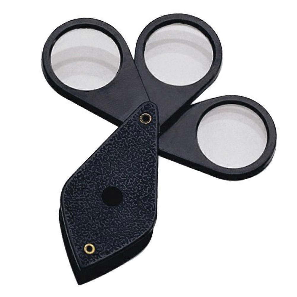 Handheld Magnifier for Reading Coins and Stamps with Acrylic Lens 4x