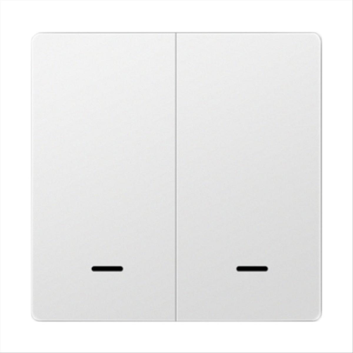 Zigbee Intelligenter Schalter Zero Fire Line 2 Schalter Weiß