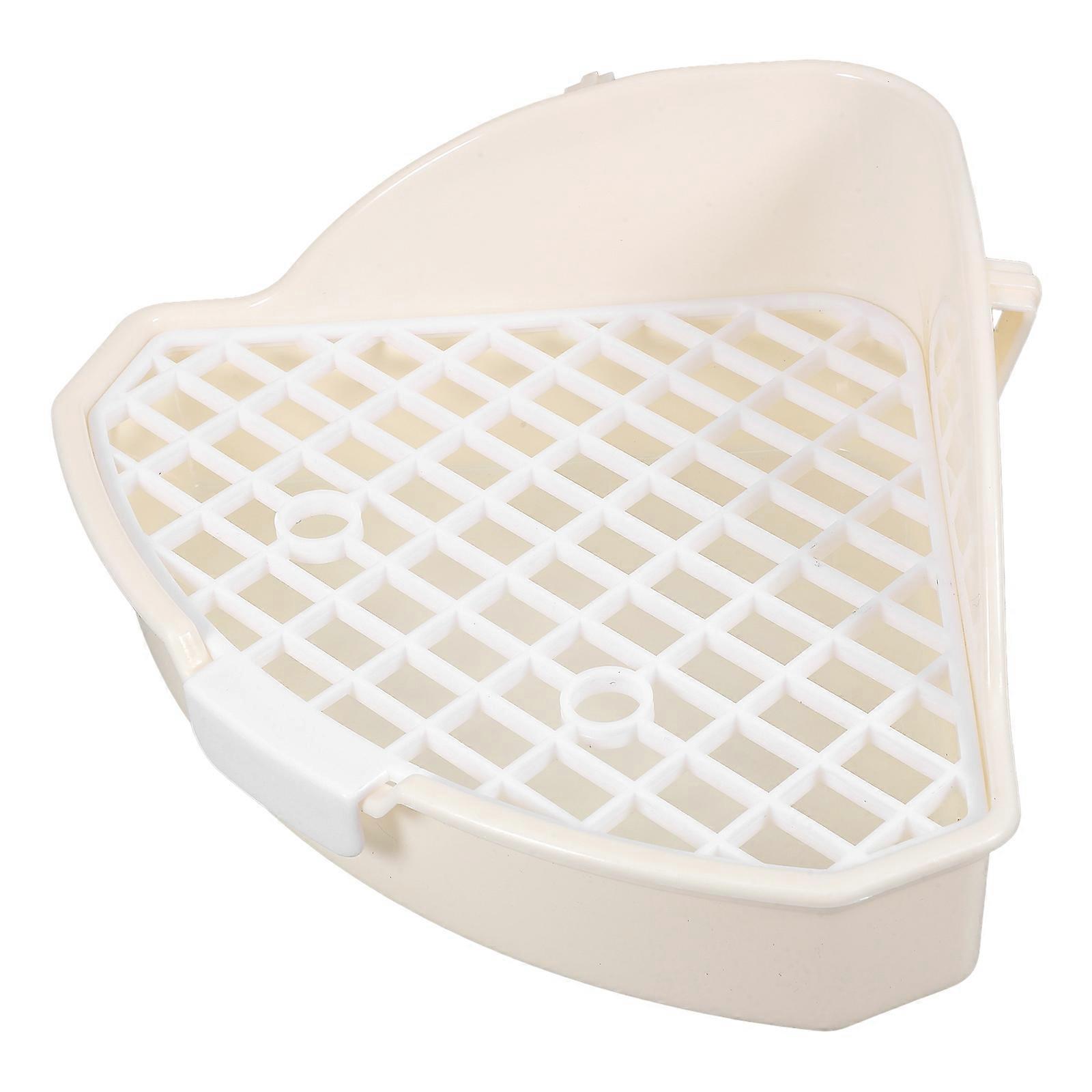 Bunny Litter Box Rabbit Triangle Potty Trainer with for Indoor Pet Use