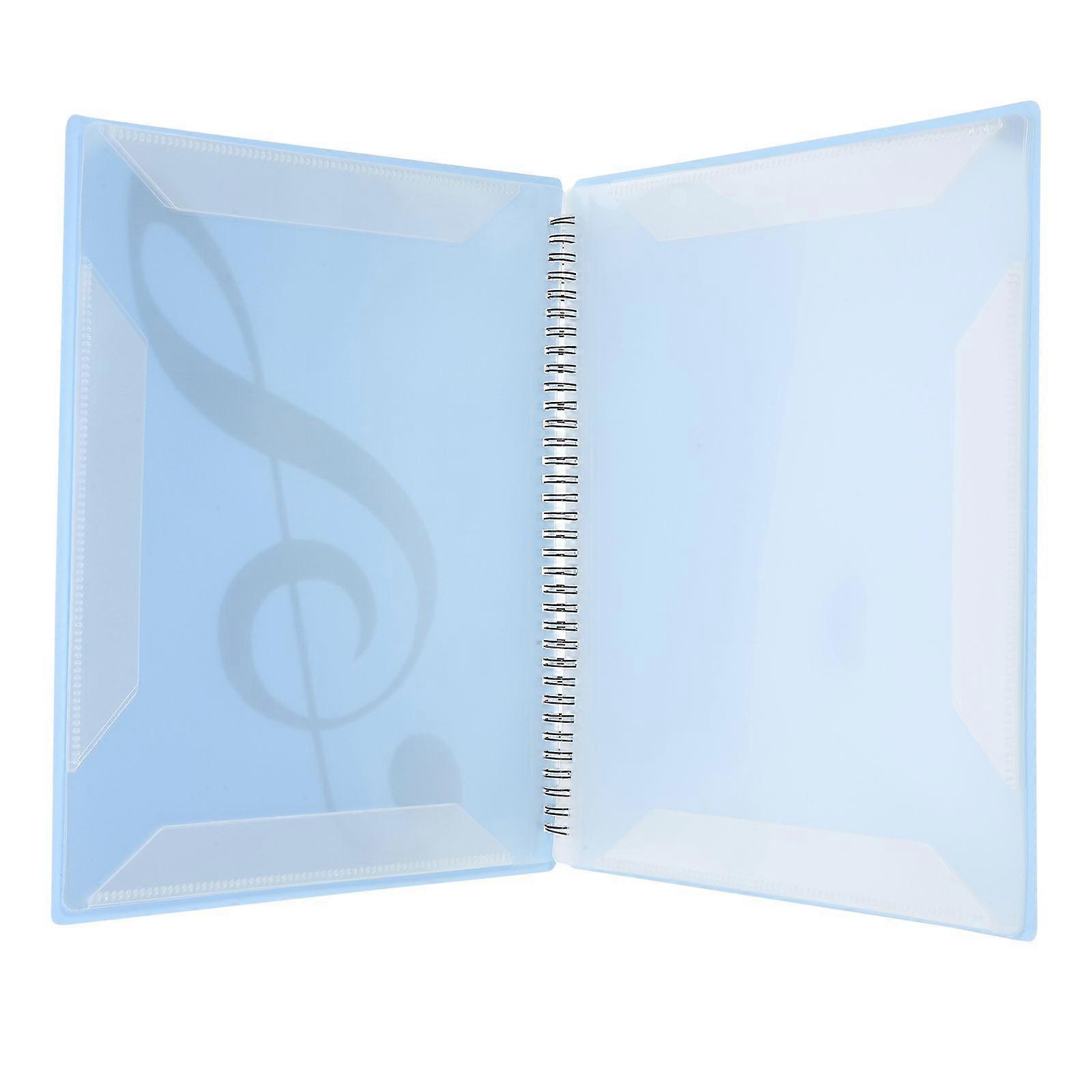 Sheet Mcomic Folder Mcomic Folders Binder Mcomic Choral Storage Holder Band Folder, A4 Size Black Folder,20 Pockets