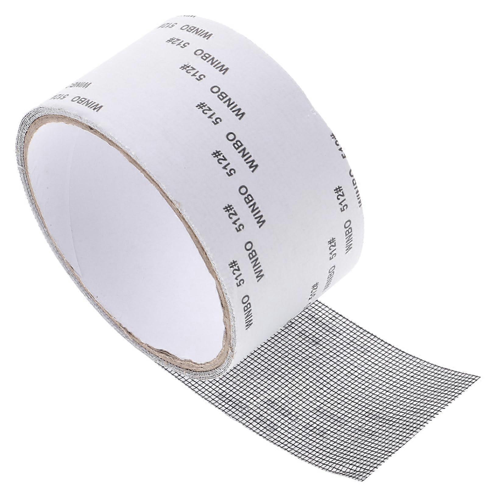 Screen  Tape Kit 5cm x 2m Black SelfAdhesive Patch for Windows and Doors TearResistant Mesh