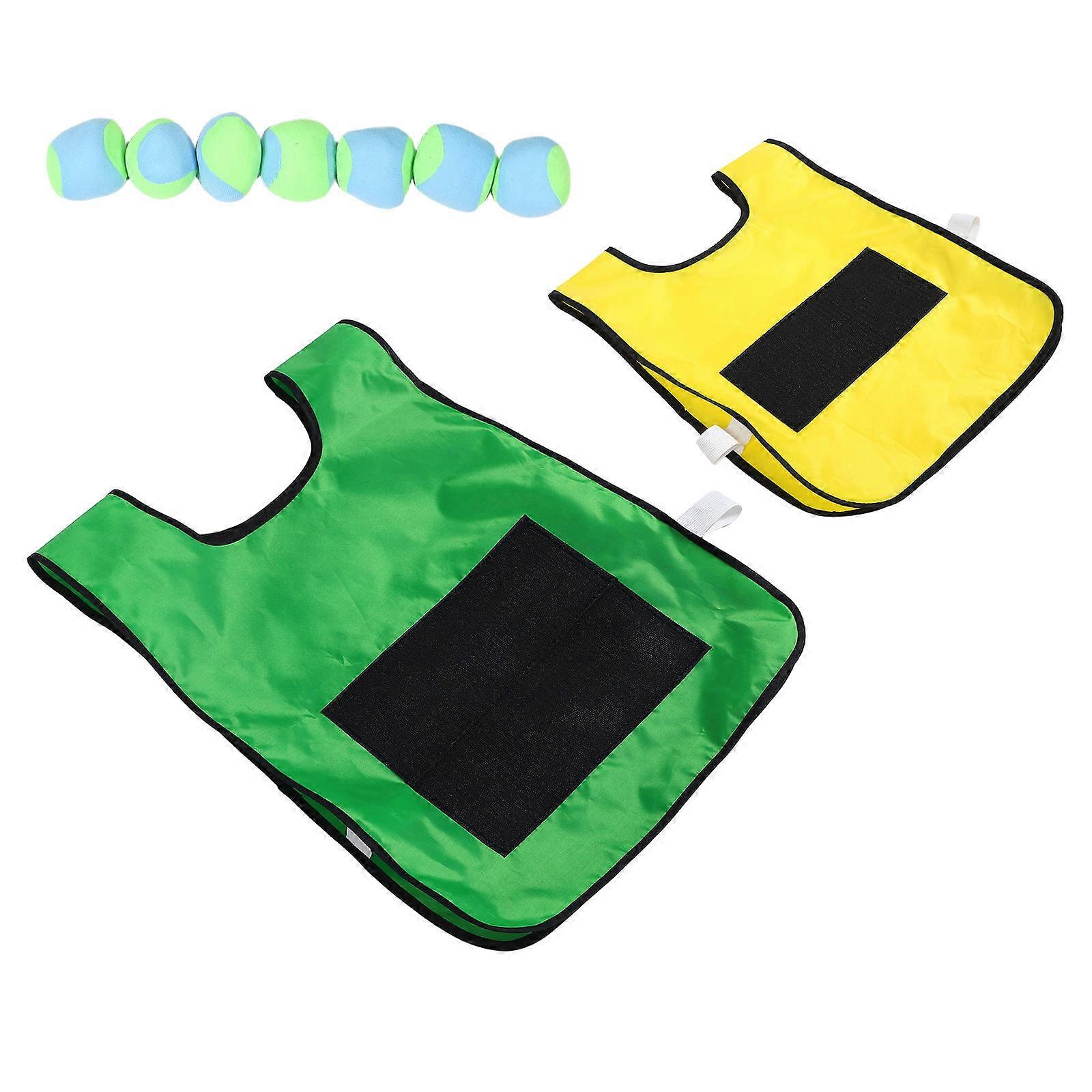 Sticky Ball Vest Parent-Child Interactive Toy with 2Set for Games