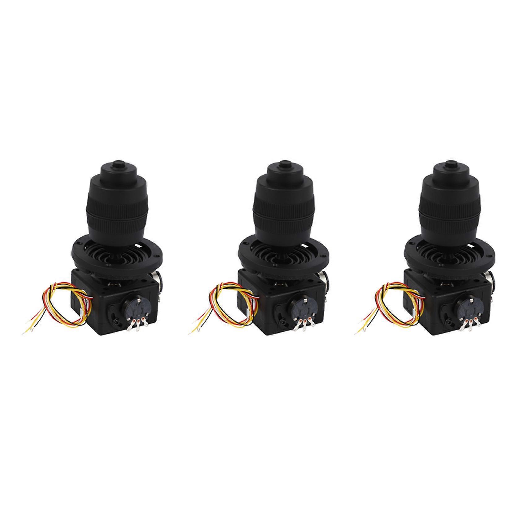 3X Electronic 4-Axis Joystick Potentiometer Button for JH-D400B-M4 10K 4D Controller with Wire for Industrial