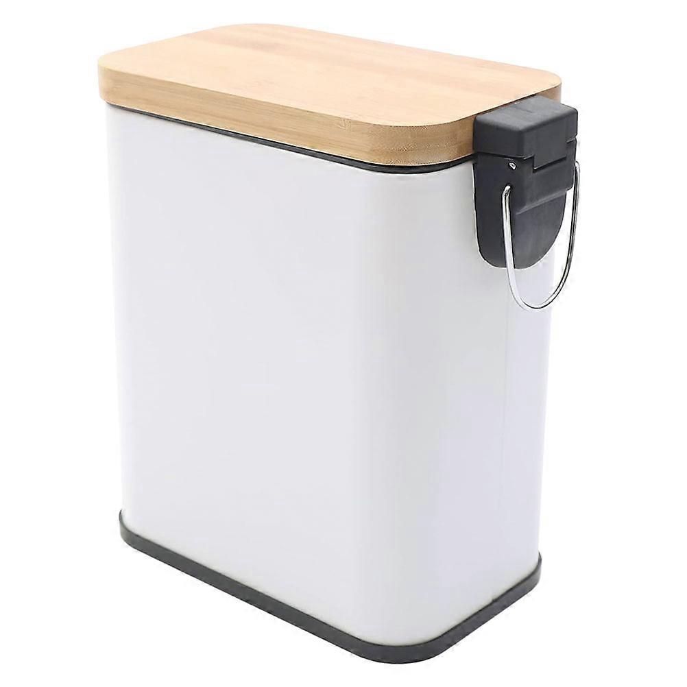 Step Trash Can Kitchen Garbage Bin with Lid 2Pcs for Bathroom