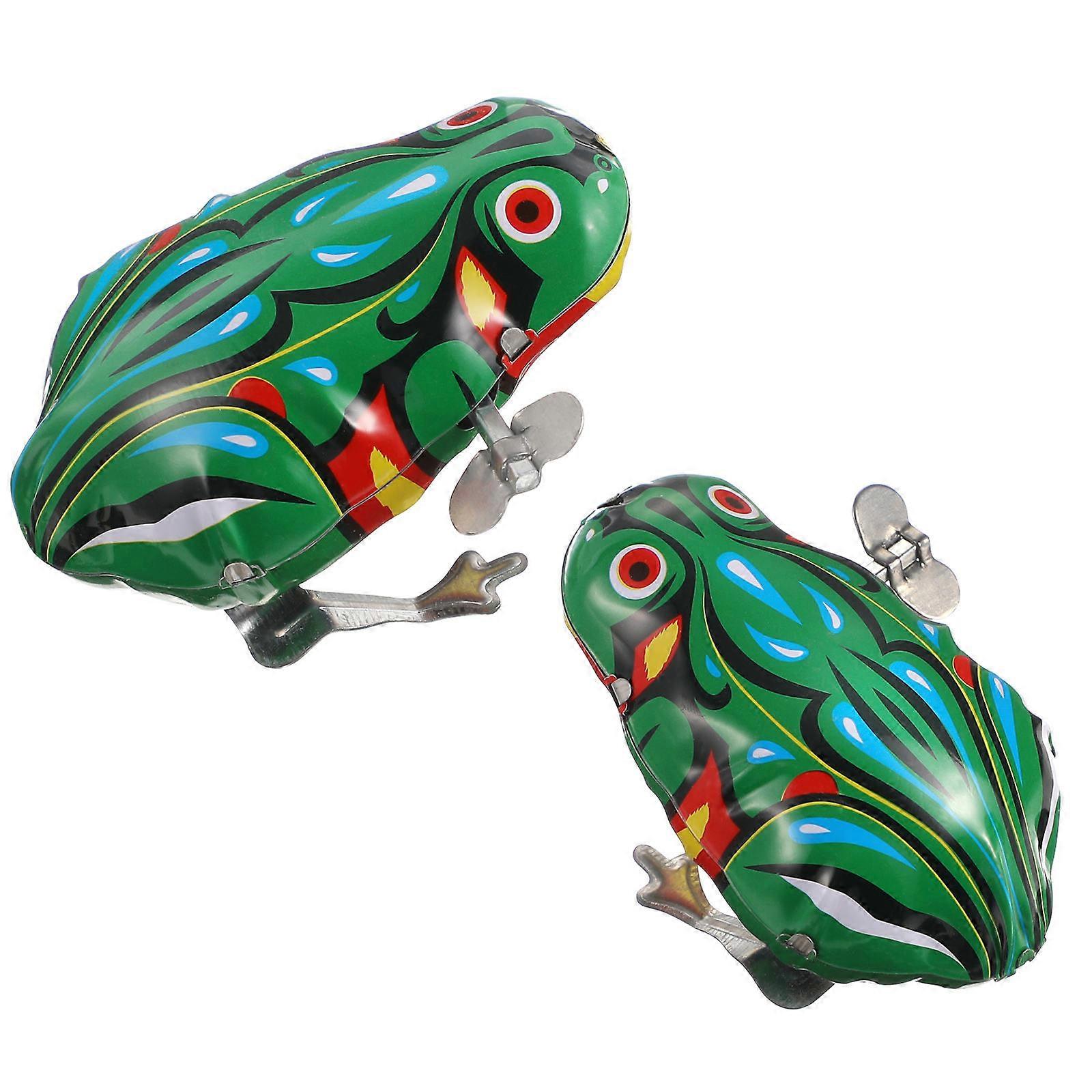 Kid Models Iron Sheet Frog Toy for Interactive Play 2Pcs Pack