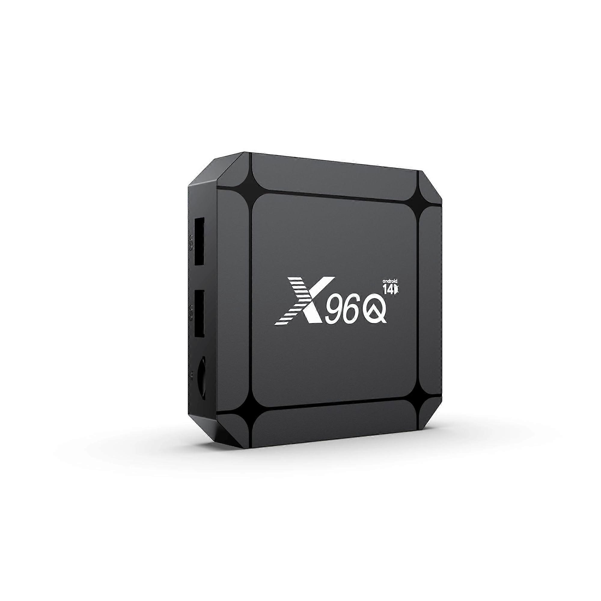 Android 14.0 Smart TV Box, 4K USB 3.0, 100M LAN, WiFi6, 2GB RAM 16GB ROM, UK Plug