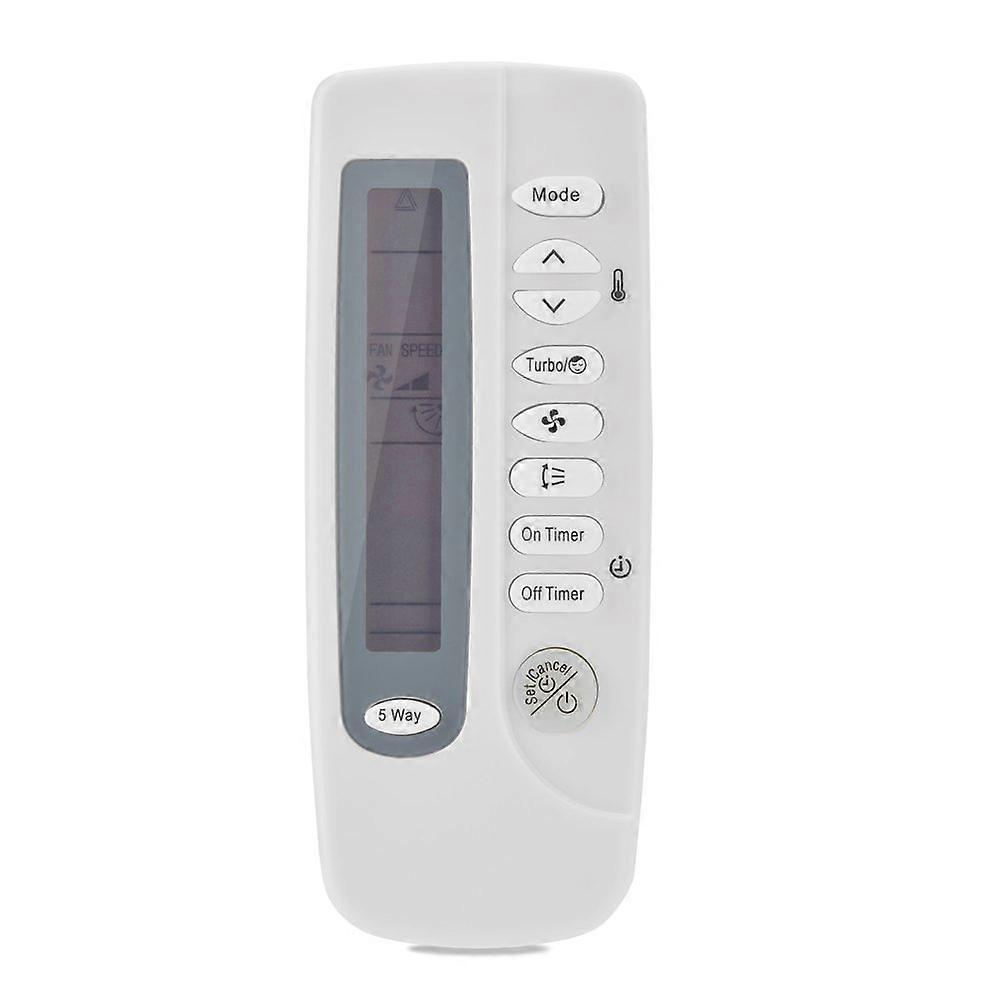 Universal AC Remote Control for Air Conditioner With Digital LCD Screen, 10 m Range, White, MultiFunction Code List