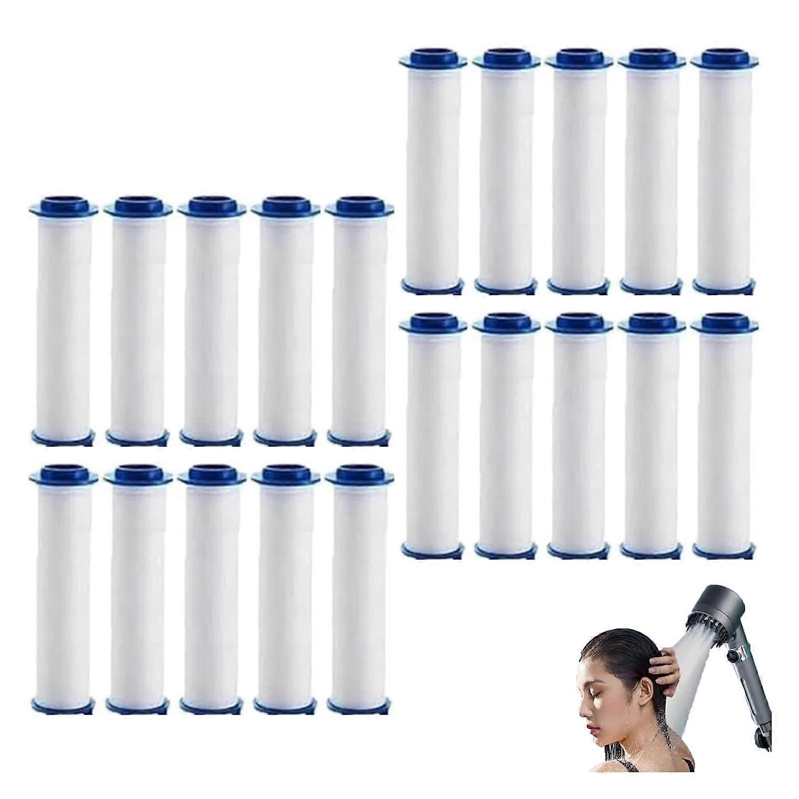 20 Pcs Shower Head Filter Cartridges, PP Cotton Replacement for Universal Filtered Showerhead 2.95'