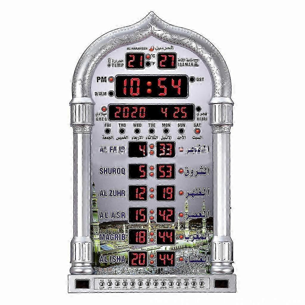 Azan Clock,prayer Time- Table Clock,muslim Digital Alarm,ha-4008