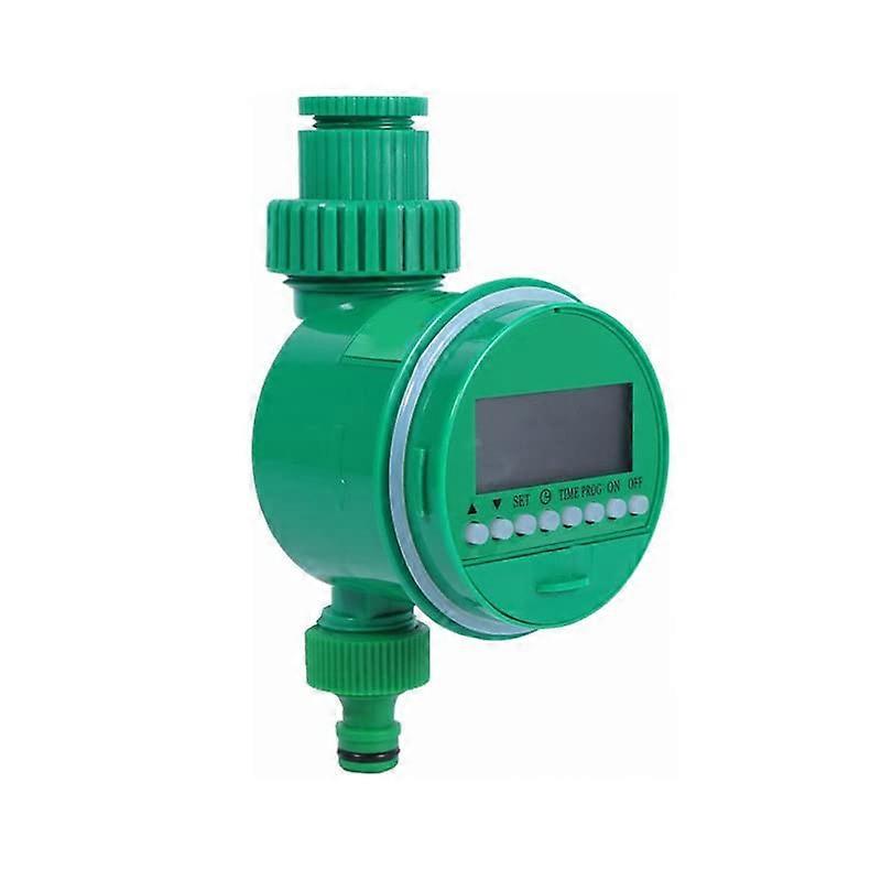 Automatic Irrigation Controller with Solenoid Valve, Programmable Garden Water Timer for Lawn