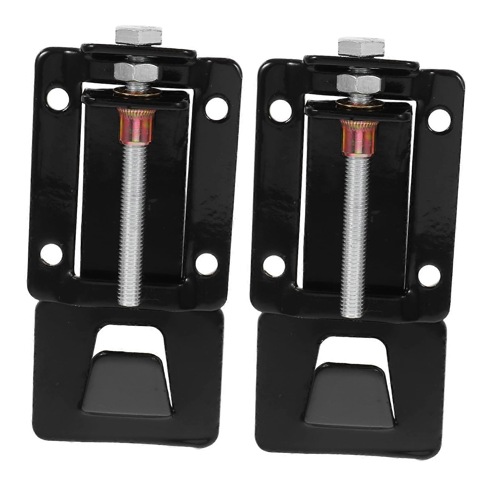 2pcs Adjustable Heavy Duty Range Hood Wall Mount Bracket with Secure Hanging Plates