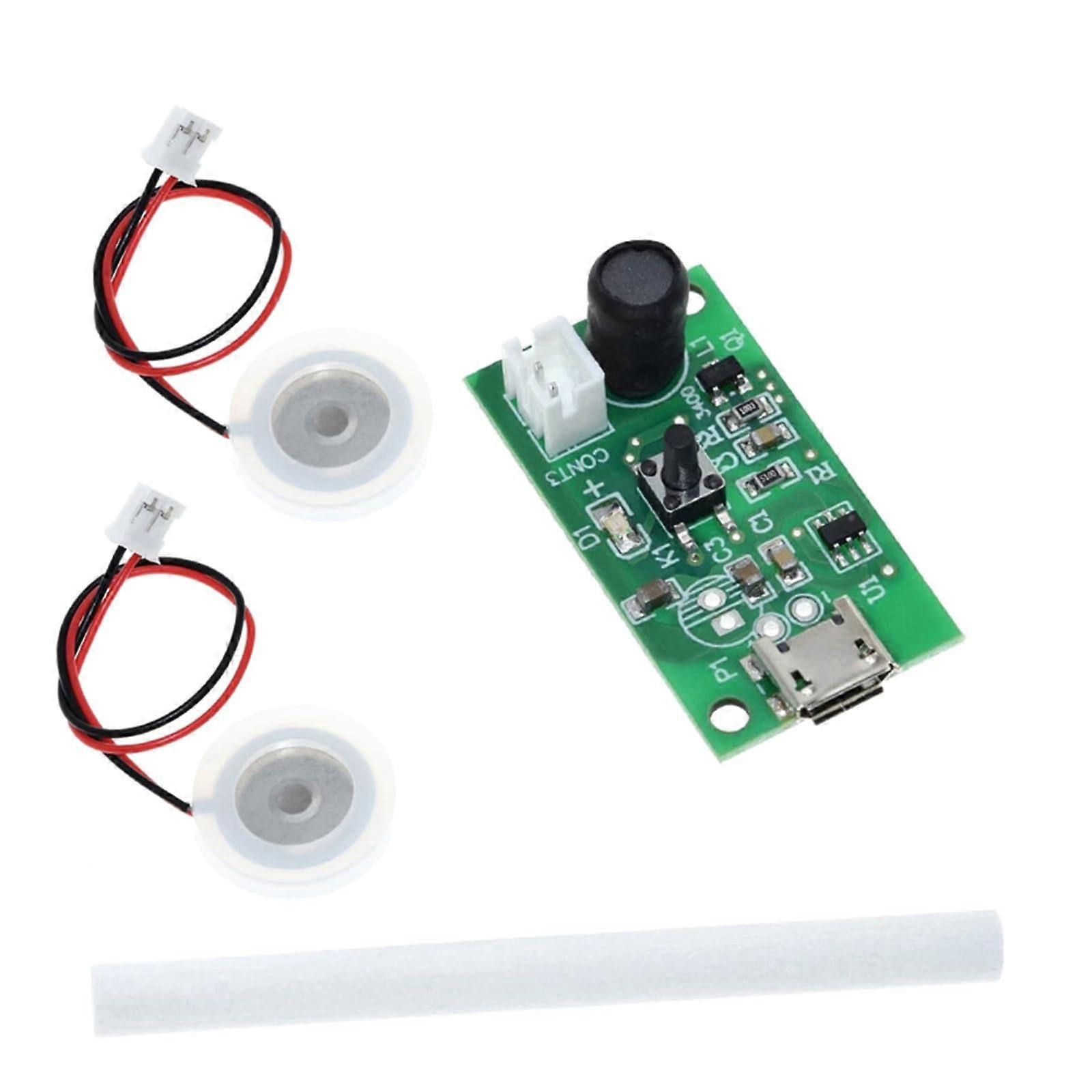 Mist Maker Ultrasonic Humidifier Module with Replacement Disc Plate and USB Powered Fogger