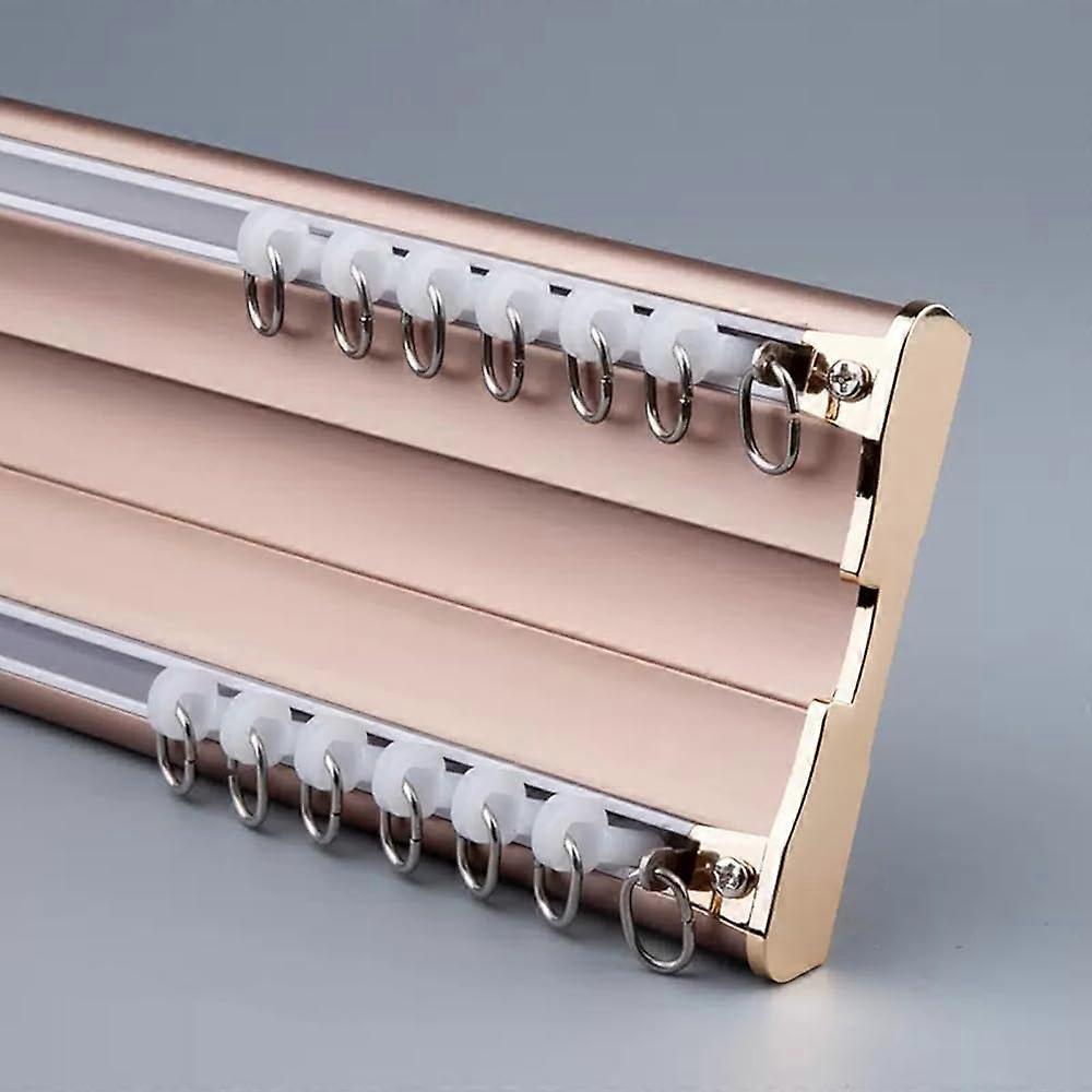Ultra Thin Aluminum Ceiling Curtain Track 4m, Noise Glide SpaceSaving Design