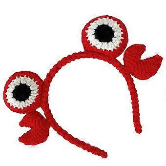 Crab Headband Dress Up Headwear for Decoration Red Material