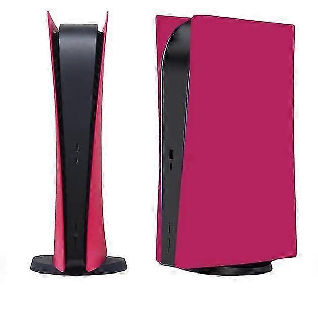 Faceplate for PS5 Digital Version Anti Scratch Dustproof Case Replacement Pink Easy Installation PS5 Console Cover Skin