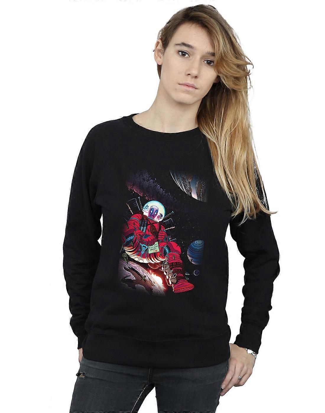 Marvel Women's Deadpool Astronaut Sweatshirt