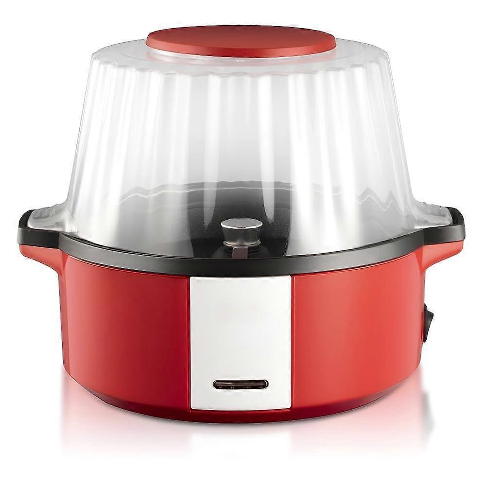 Compact Electric Popcorn Maker for Home, Automatic Oil Snack with Easy Cleanup