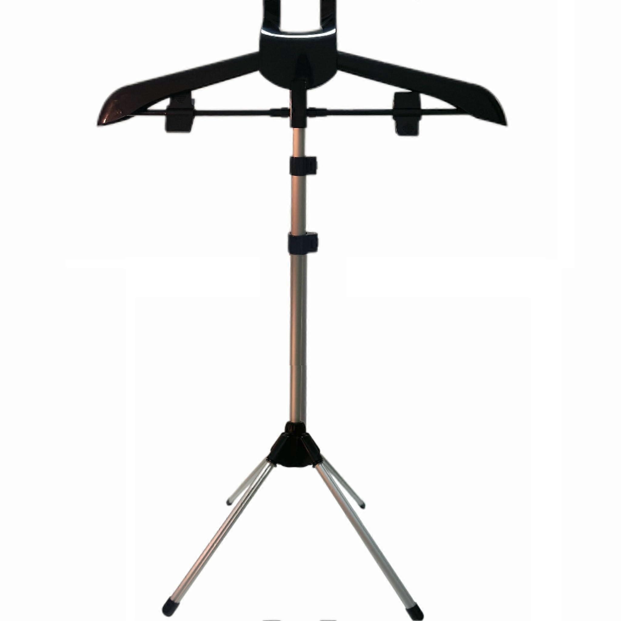 Adjustable Garment Steamer Stand with HeatResistant Arms, Foldable Clothes Steaming Rack