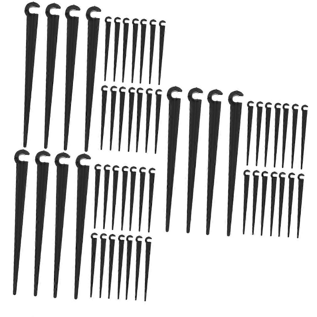 150pcs Drip Irrigation Stakes for Garden and Lawn ABS Support Rods Easy Soil Insertion