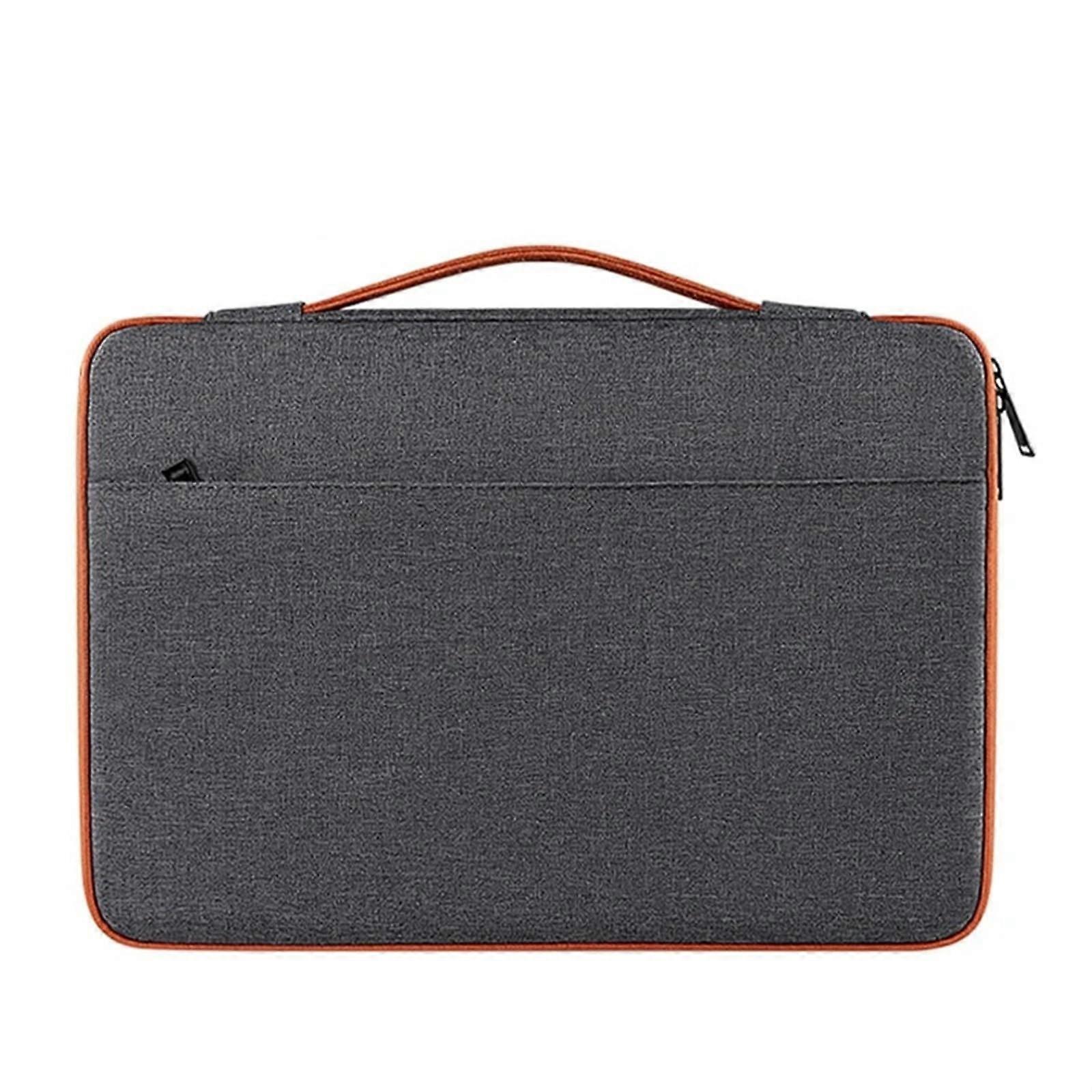 Laptop Bag 15.6 Inch Slim Shockproof WaterResistant Sleeve with MultiPocket Storage Grey