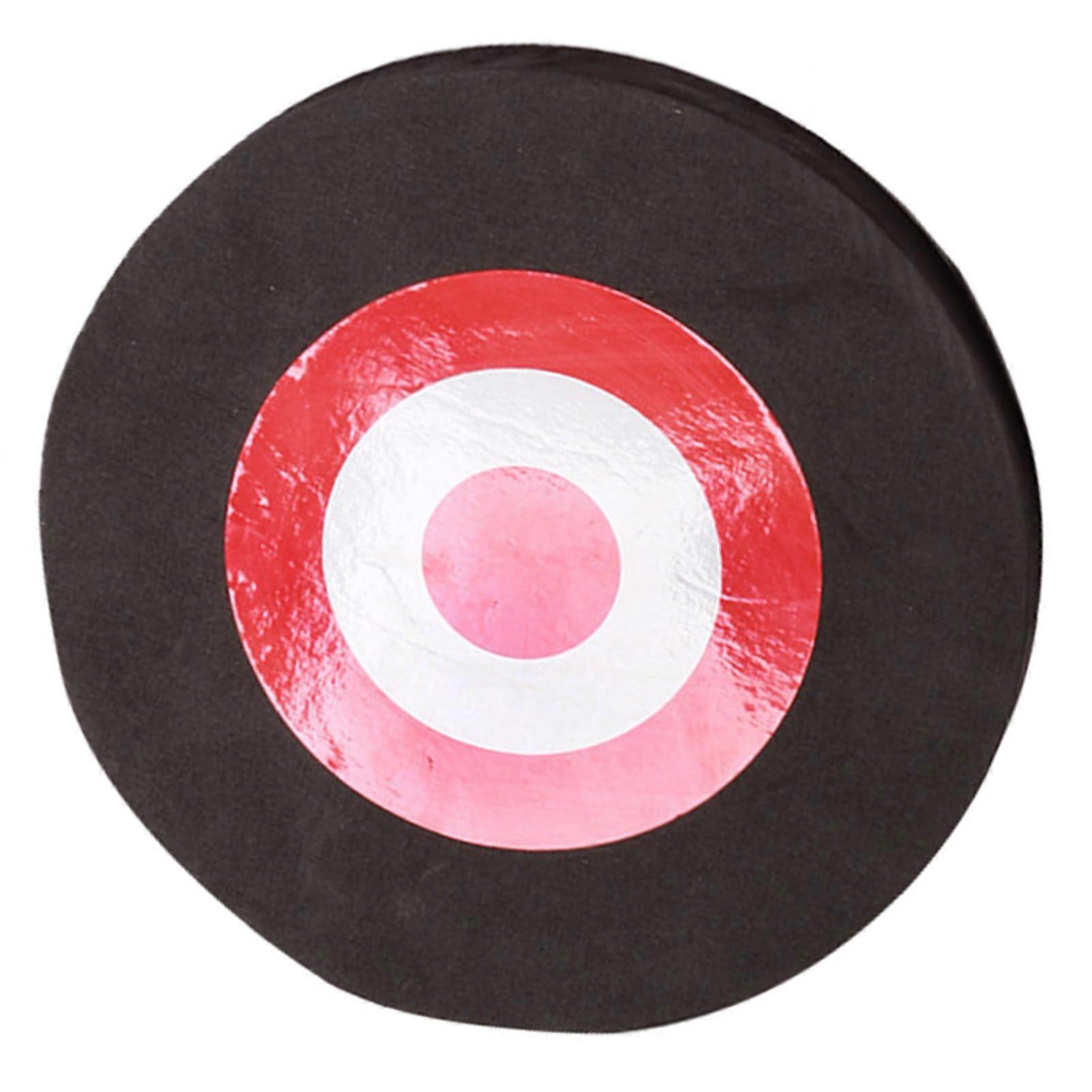 Foam Archery Target Round Board for Backyard Outdoor Practice and Professional Precision Training Black