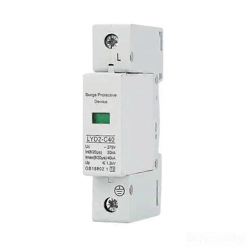 385V Surge Protector 20kA40kA Lightning Arrester for Home Electrical Panel Protection