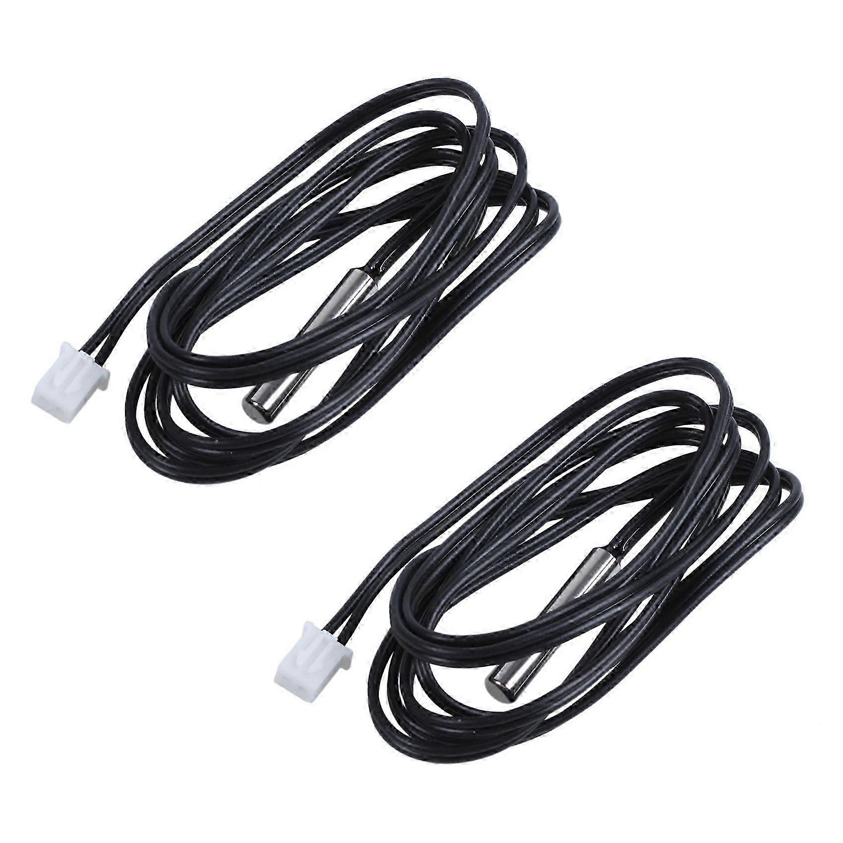 2X NTC 10K Ohm Waterproof Digital Thermal Temperature Sensor Probe 1M