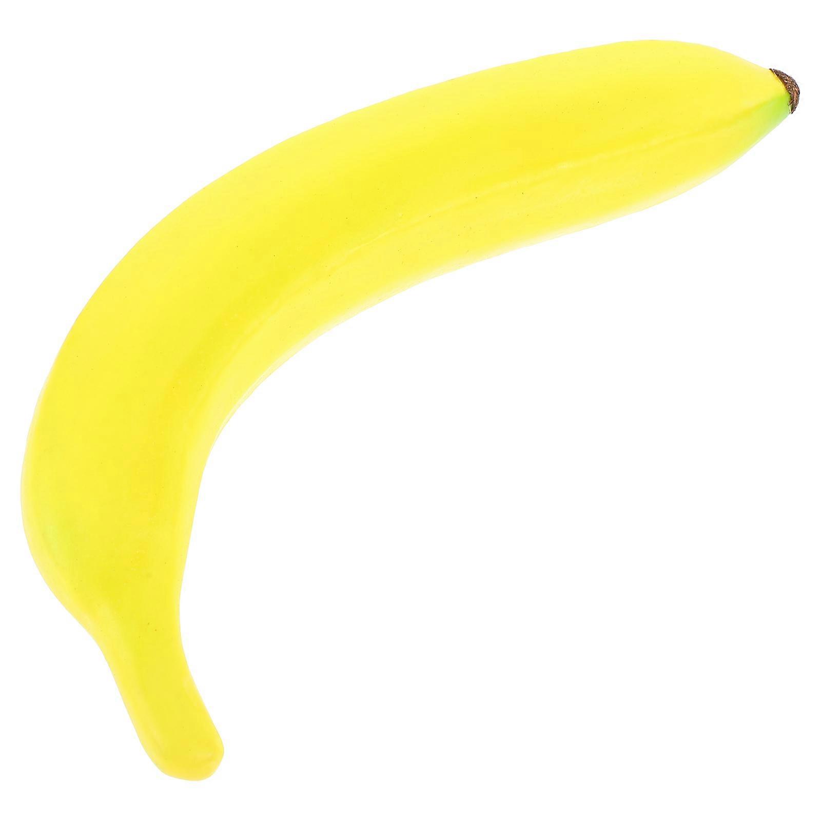 Fruit Props Banana Plastic Display Photo Props for 2Pcs Setup