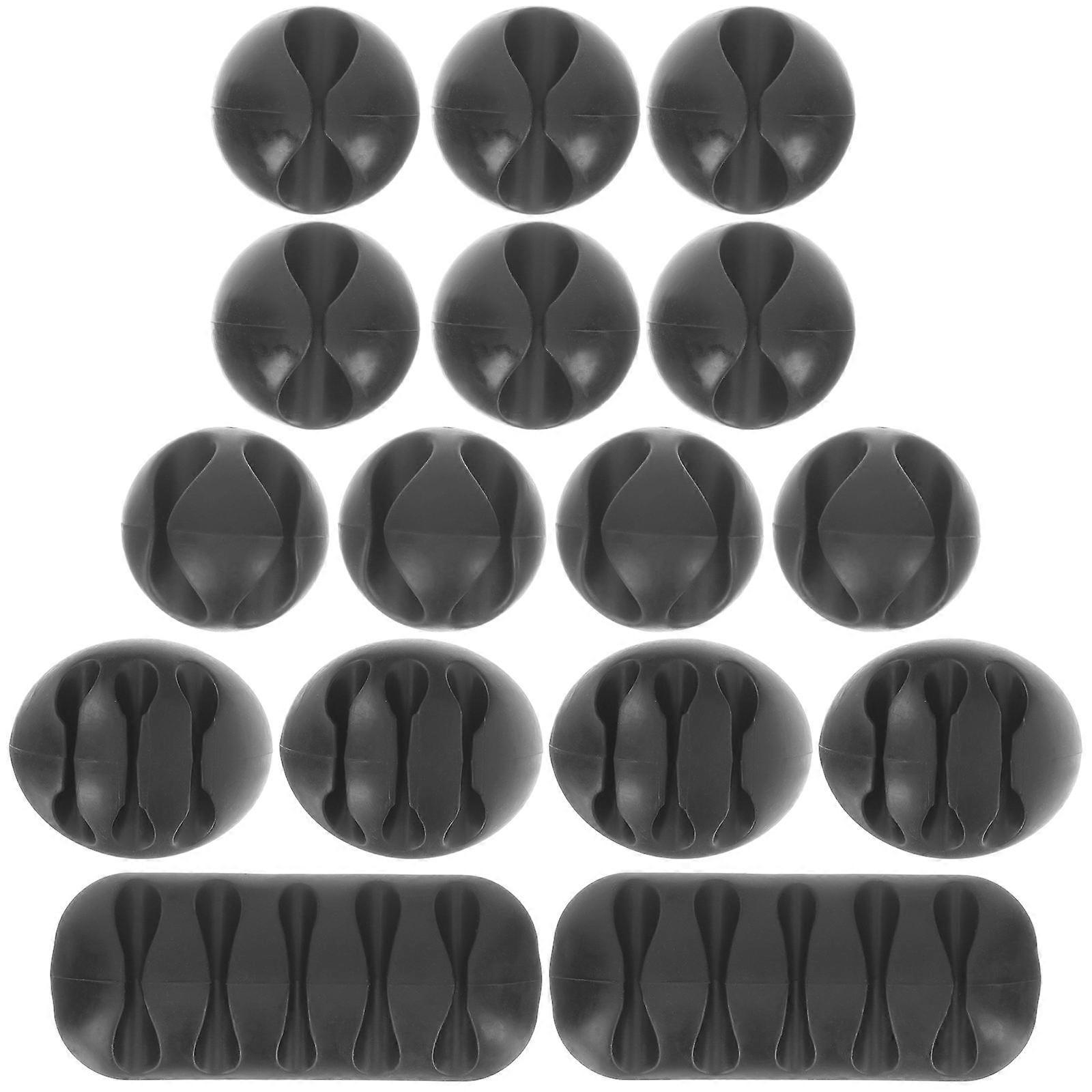 Convenient Cord Keeper Silicone Wire Organizer for Home 16Pcs