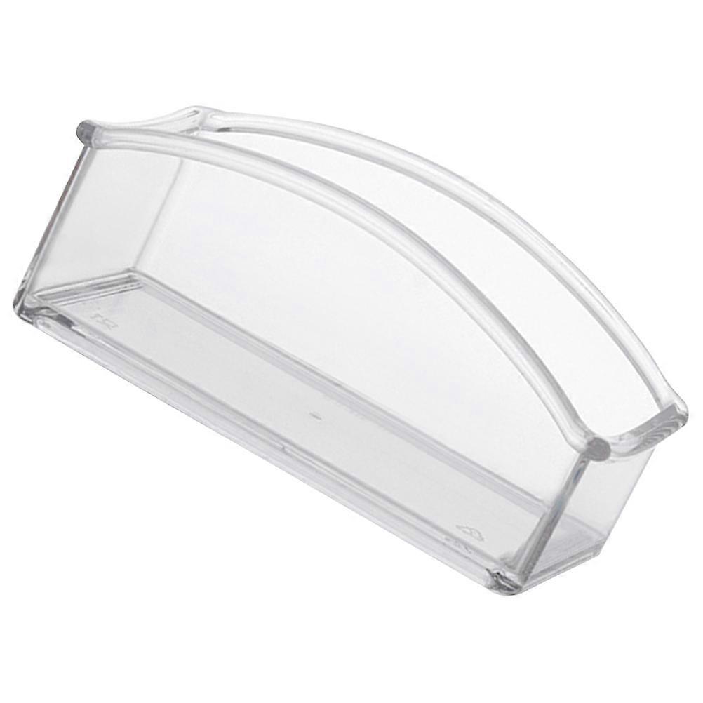 Tea Packets Organizer Acrylic Transparent Tea Bag Storage Box Kitchen Organization Rectangular 1Pcs