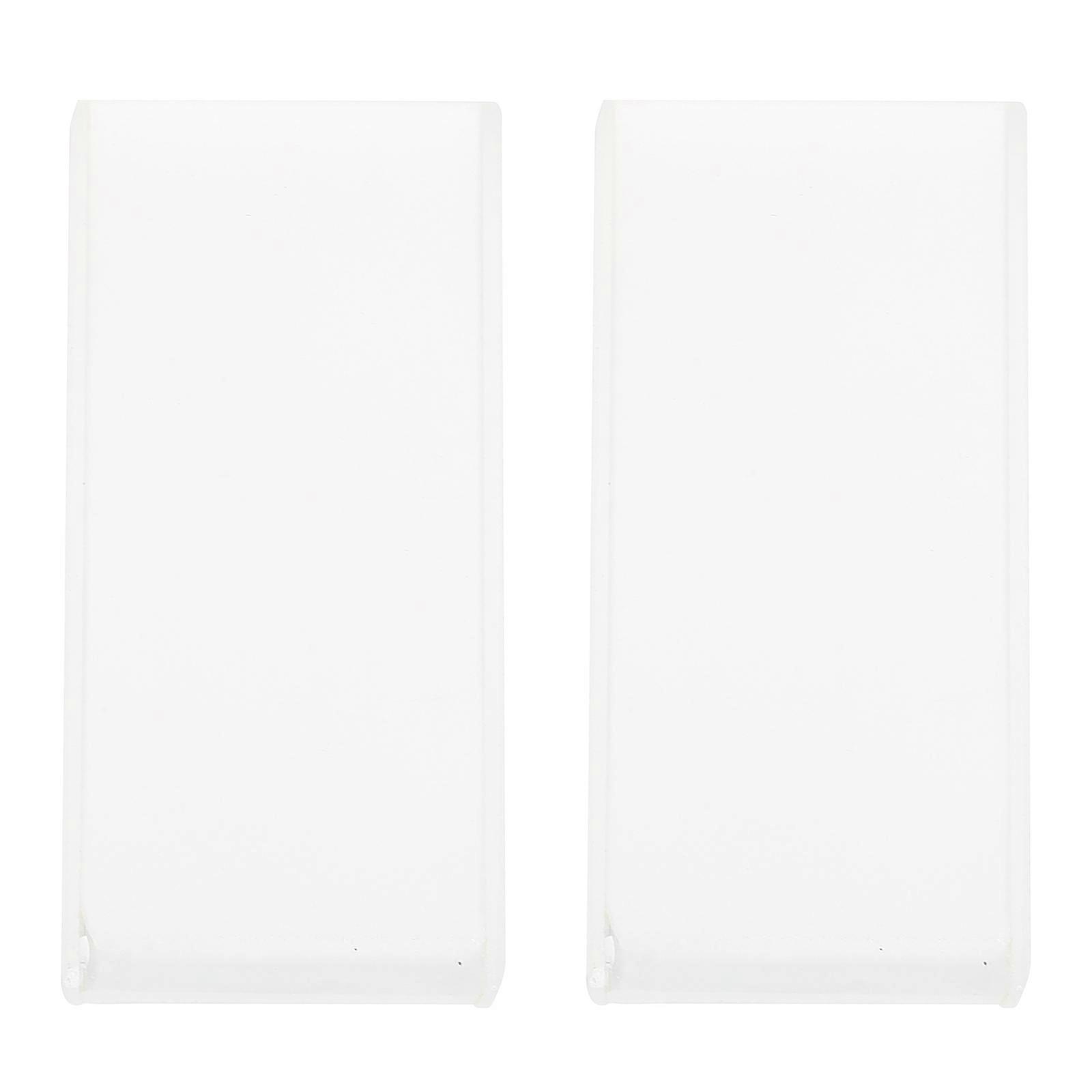 Laboratory Glass Cuvette Sample Cuvette for Chemical Testing 2Pcs