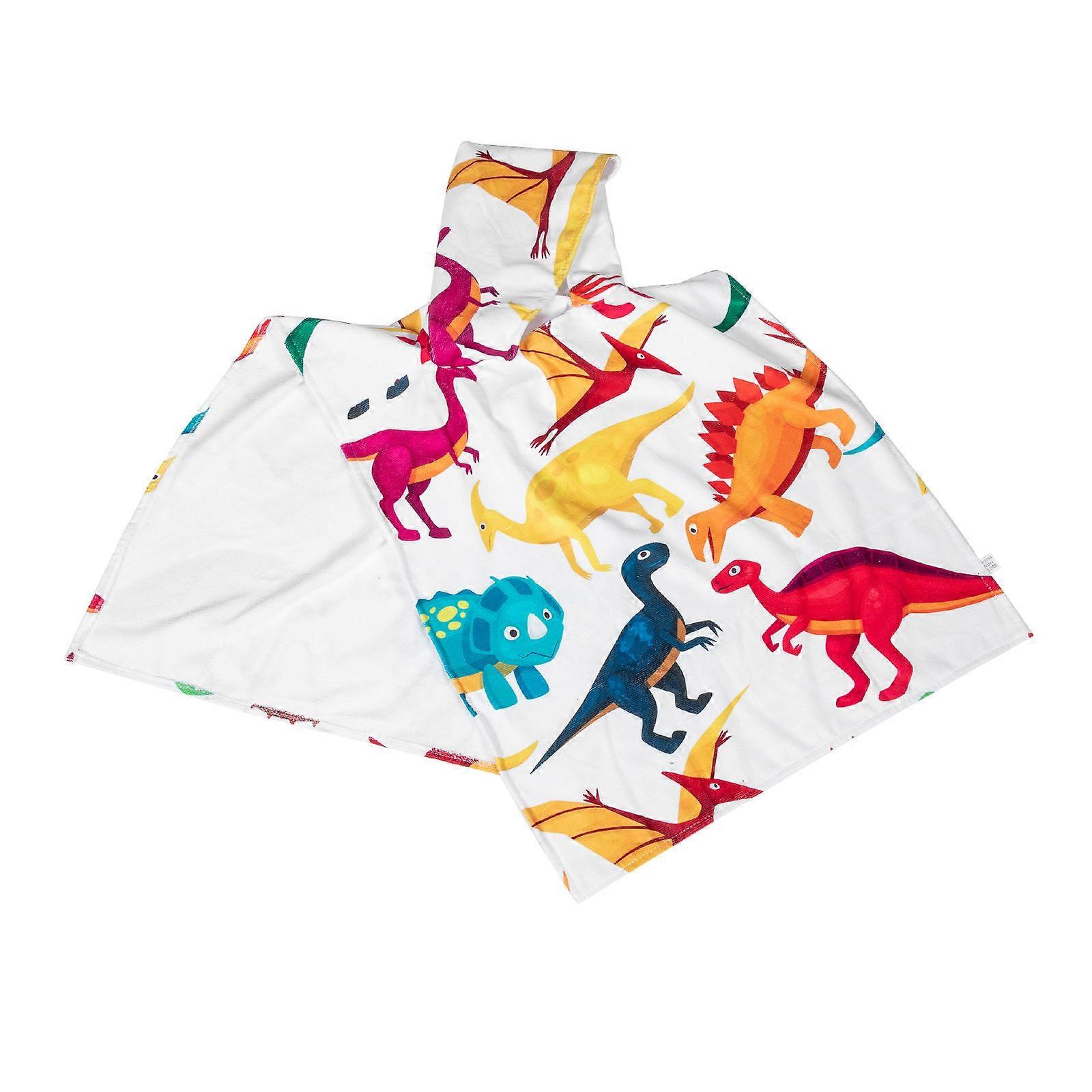 Toddler Beach Wearable Towel Rectangular Shape Synthetic Material Absorbent 1Pcs