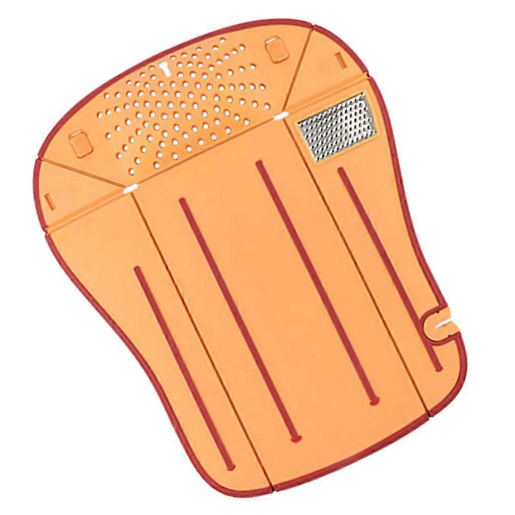 Home Cutting Board for Kitchen Use 1Pcs Folding Orange Cutting Board