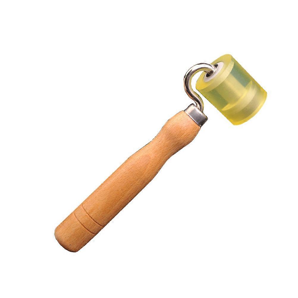 Seam Flat Roller Wooden Pressure Wheel for Wallpaper Construction Tool