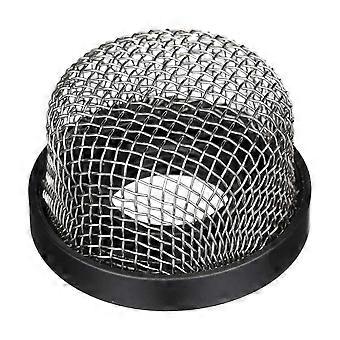 Stainless steel filter screen, anti-clogging stainless steel material, 3/4 inch-14 internal thread, aeration pump live fish tank filter accessory