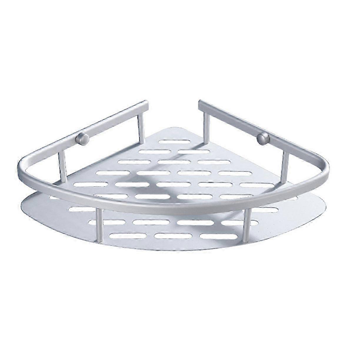Aluminum Triangle Single Layer Bathroom Hanging Corner Plate Shelf A Practical Accessory